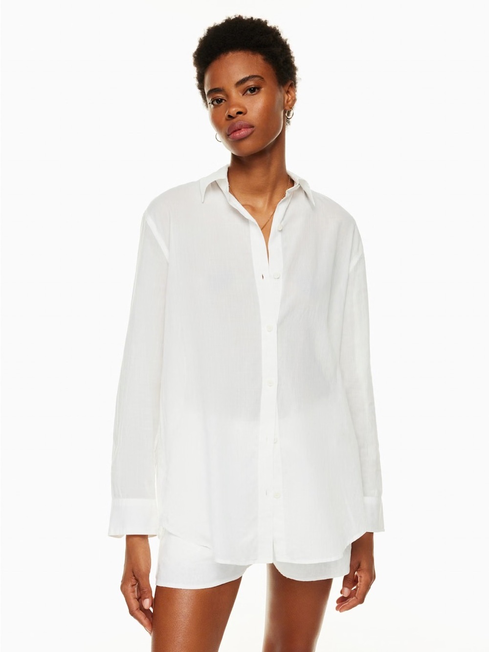 NWT - Aritzia Wilfred Free - Sail Shirt - White - Size Small